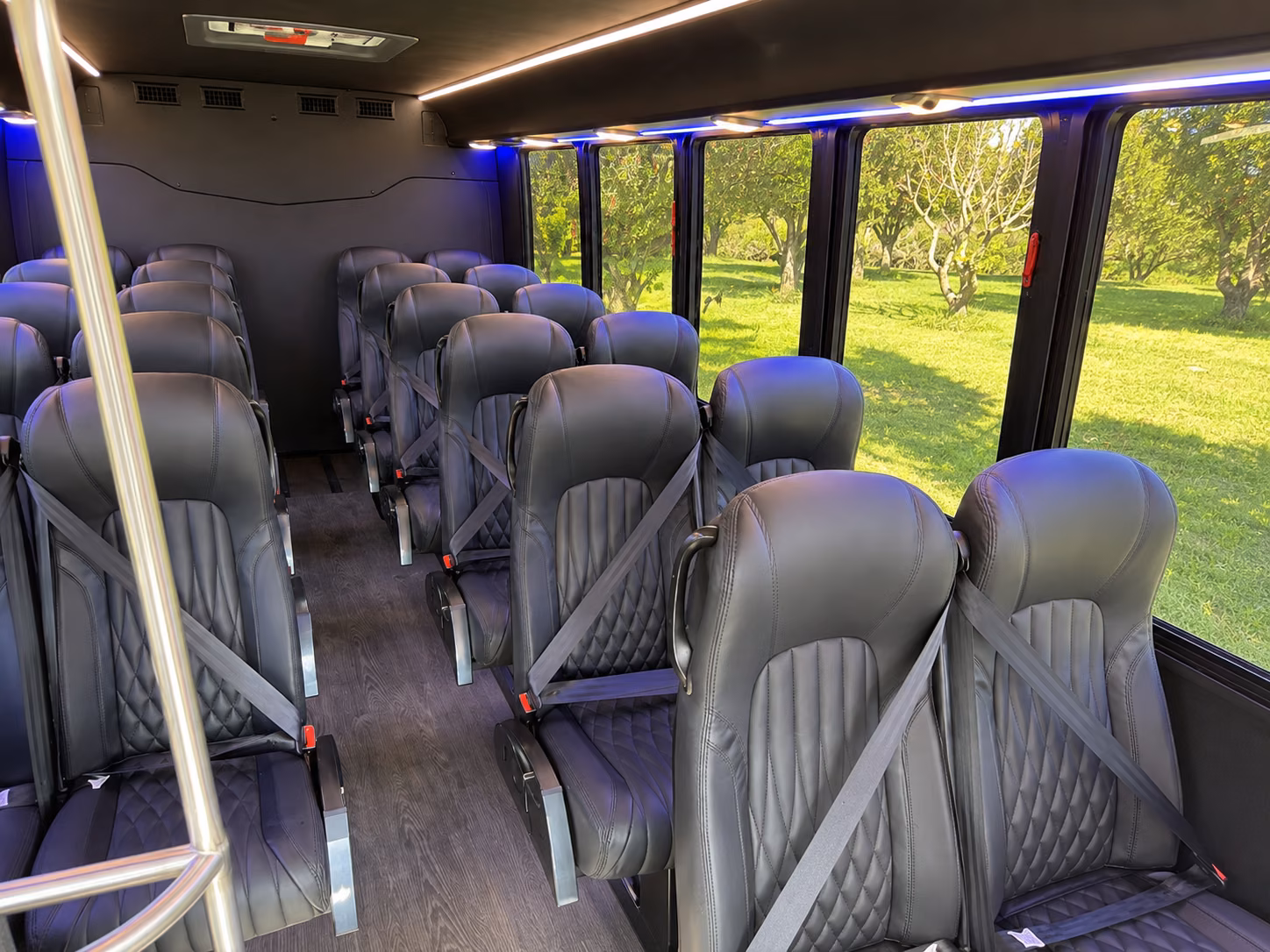 rehearsal dinner and multi stop wedding weekend bus rentals