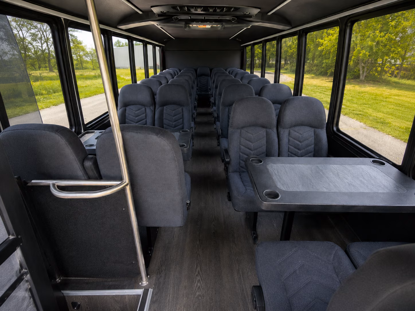 tuscaloosa 20 passenger minibus inside