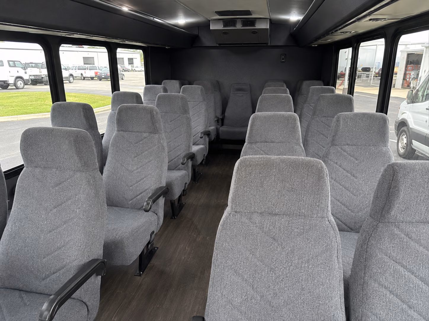tuscaloosa 20 passenger minibus interior