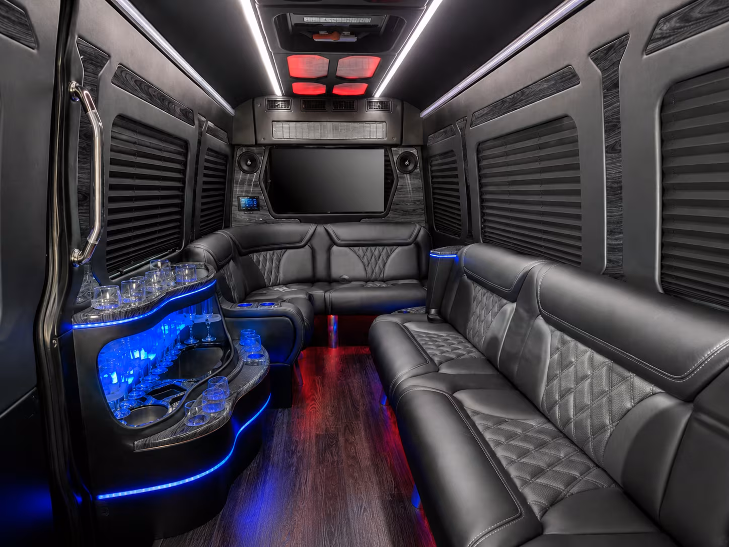 tuscaloosa 50 passenger party bus interior
