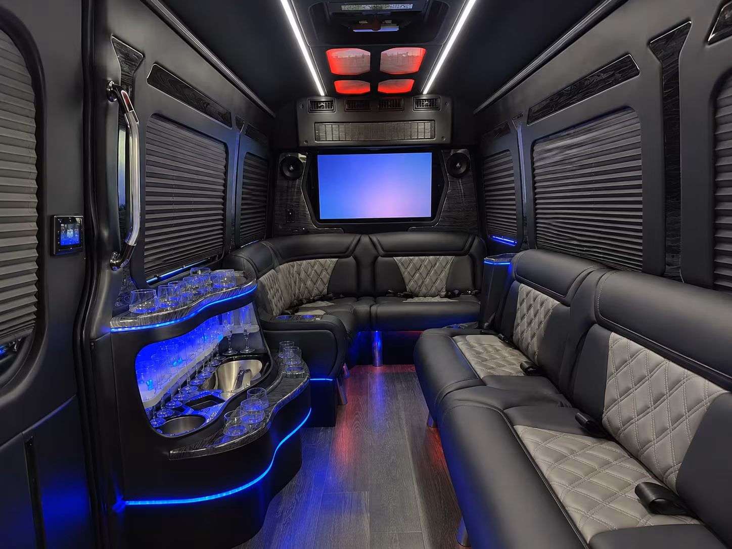 tuscaloosa sprinter limousine interior